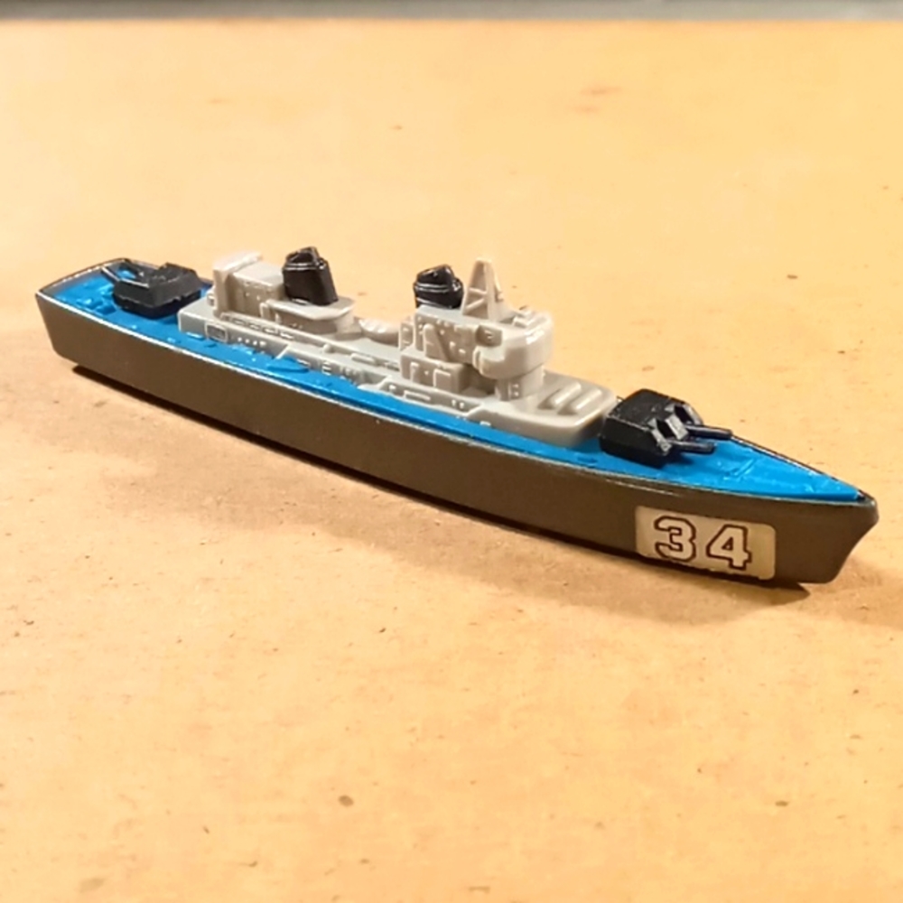 Vintage Tootsie Toy Die Cast Destroyer